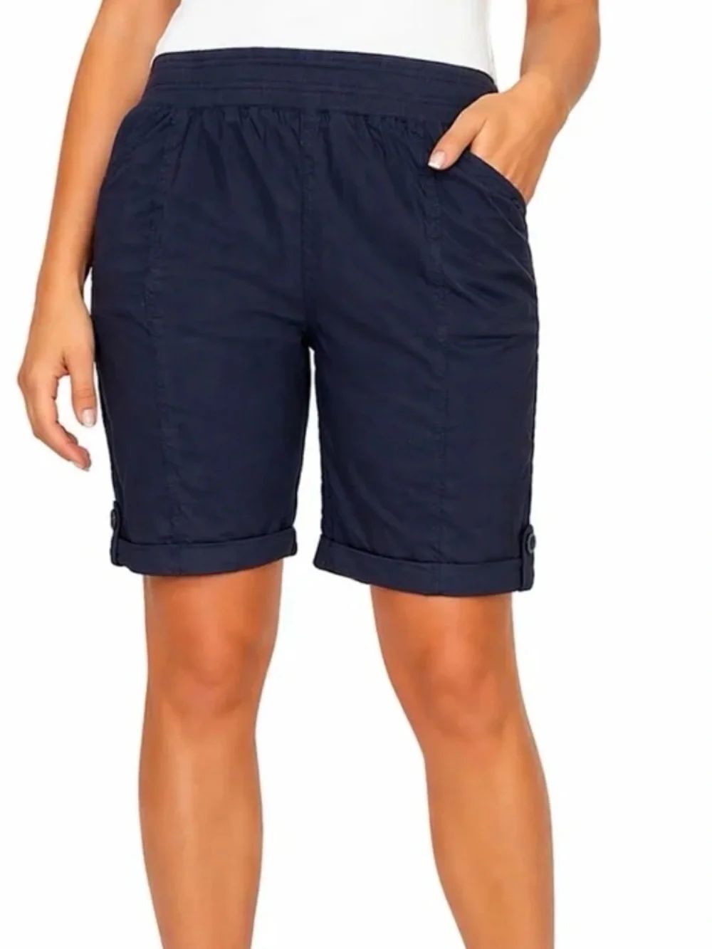 Briggs Women's Pull-On Bermuda Short with Pockets
